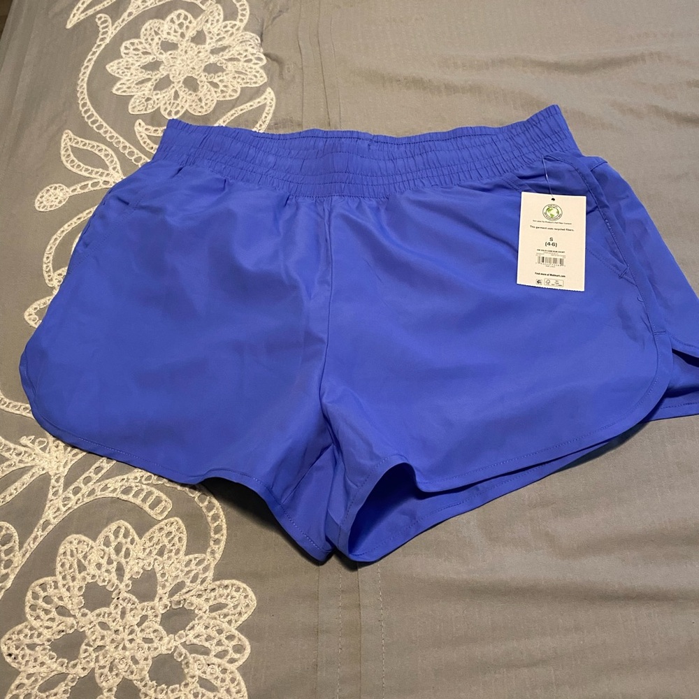 Vibrant Blue Women's Athletic Shorts